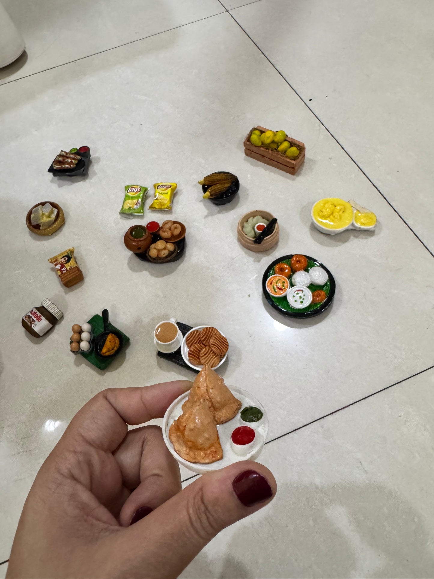 Samosa Miniature Fridge Magnet