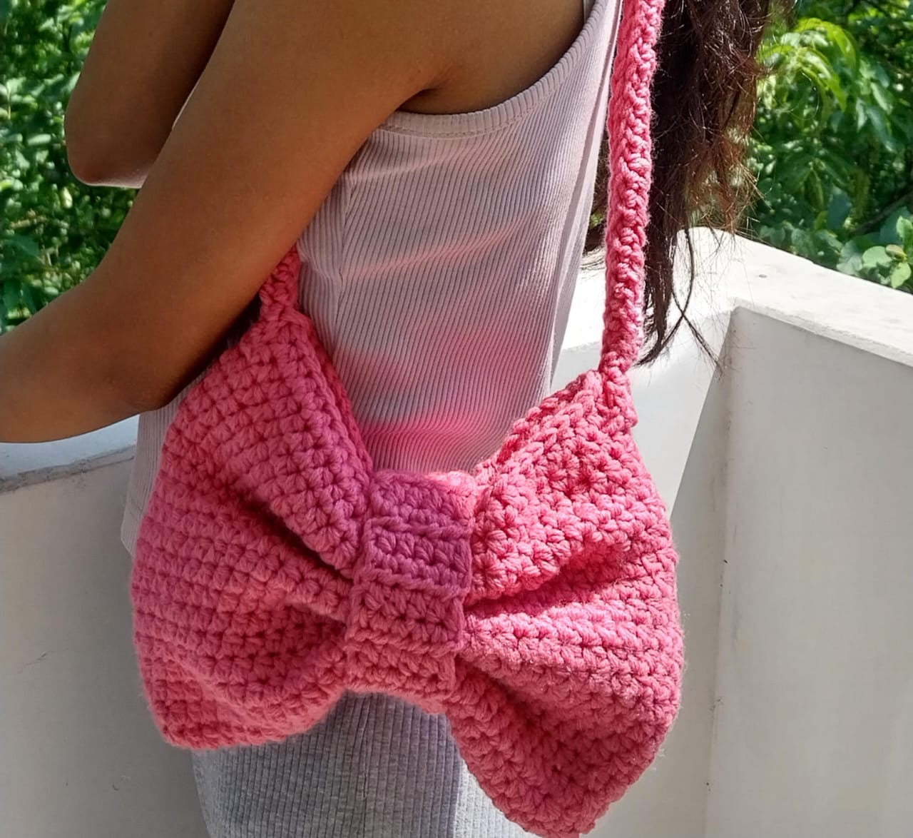 Trending Crochet Bow Bag