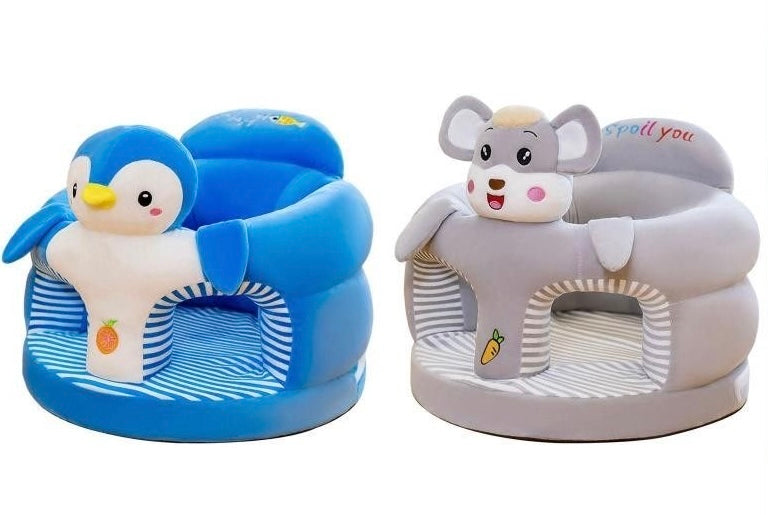 Cute Plush Animals Shape Baby Seater Sofa/Chair (0-3 Years)