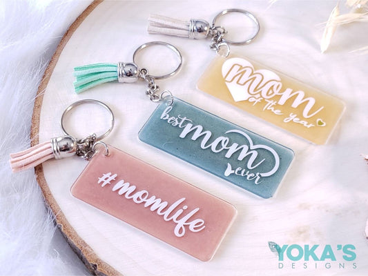 Personalised Mom Keychain