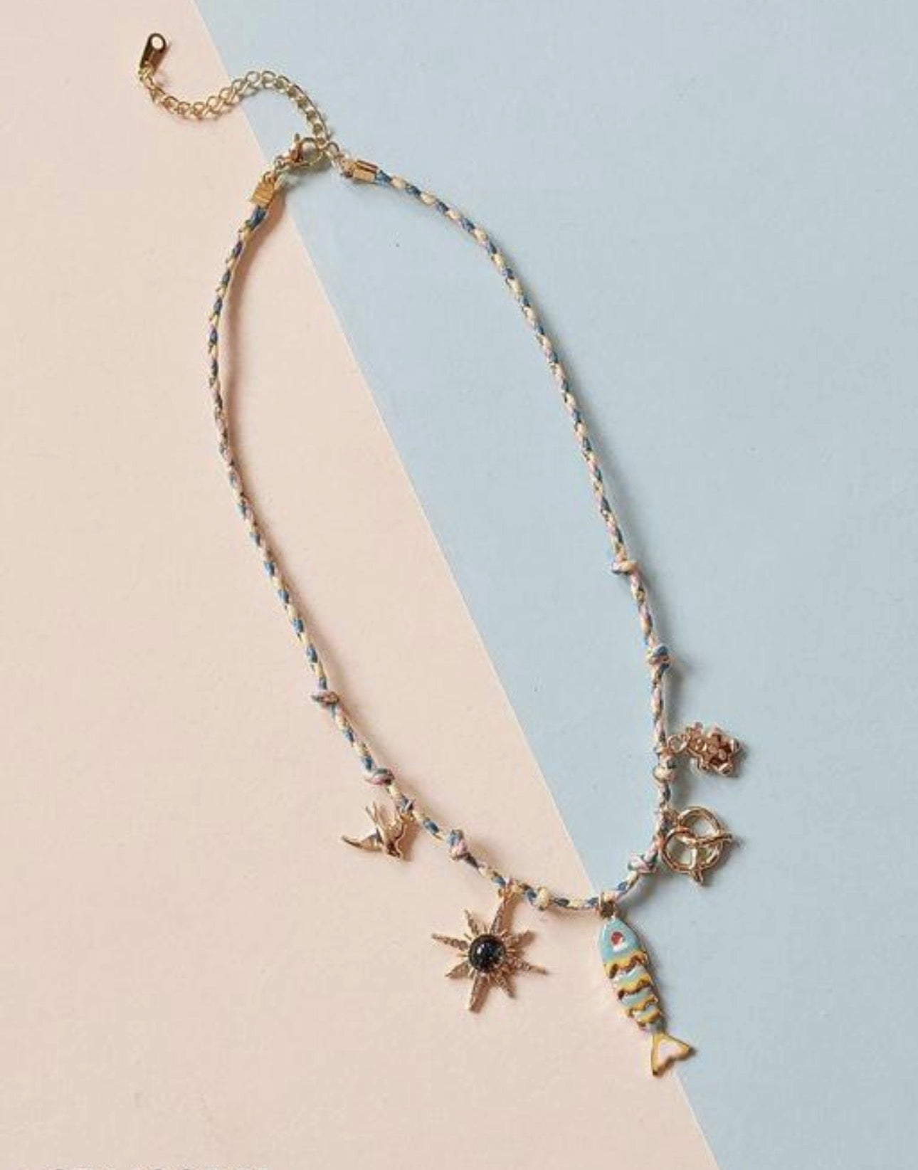 Beach Charms Ocean Elements Necklace