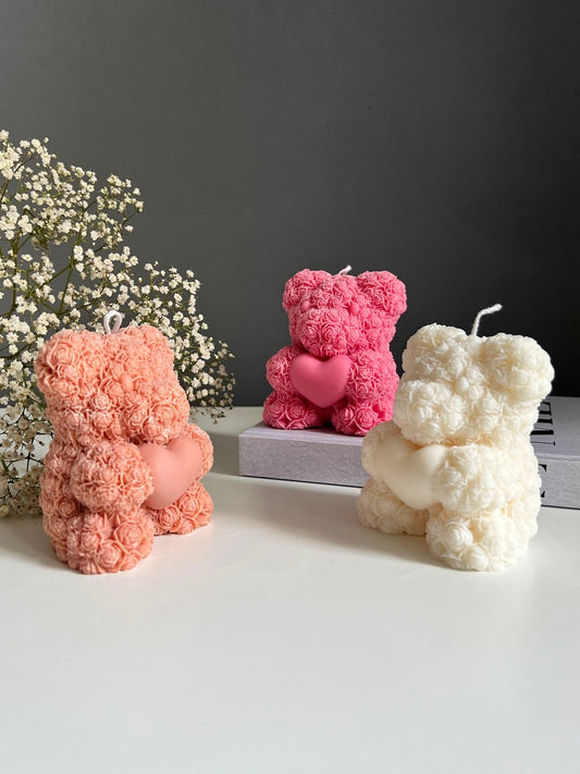 Decorative Cute Teddy Candles