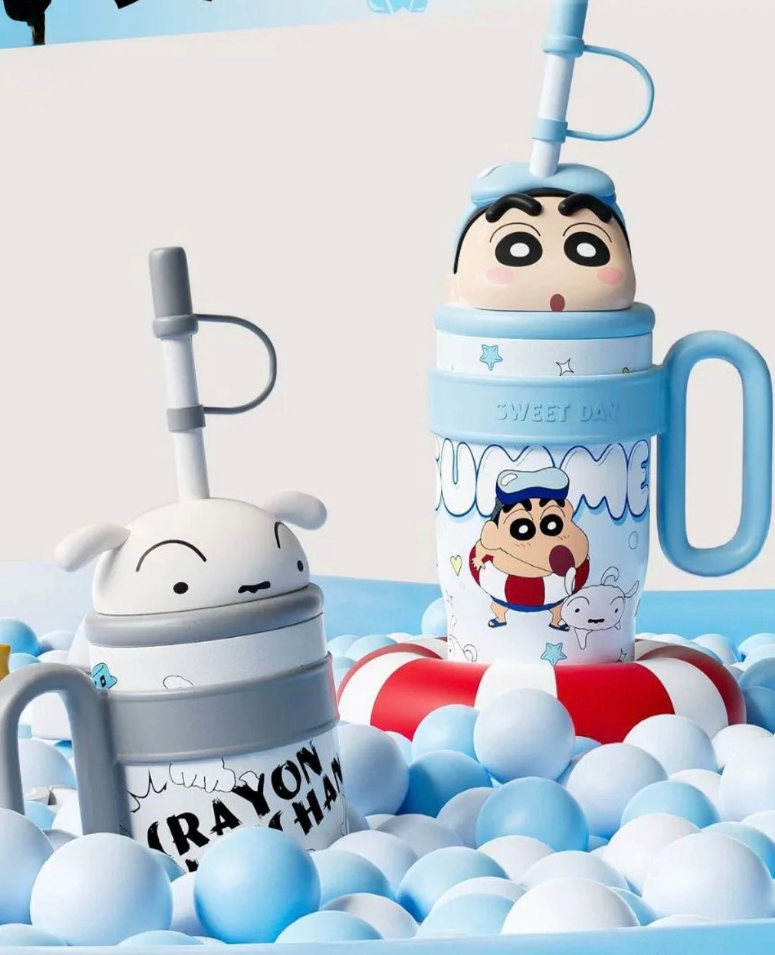 Limited Edition Shinchan Cartoon Insulated Sipper/Tumbler - 800 ml