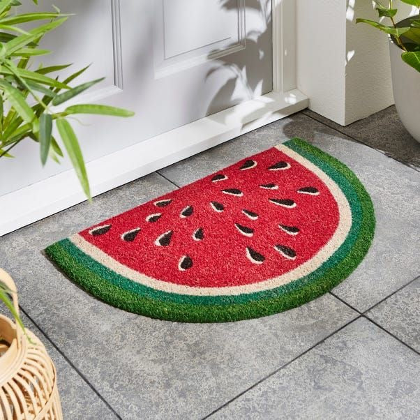 Cute Semi-circle Strawberry Mat
