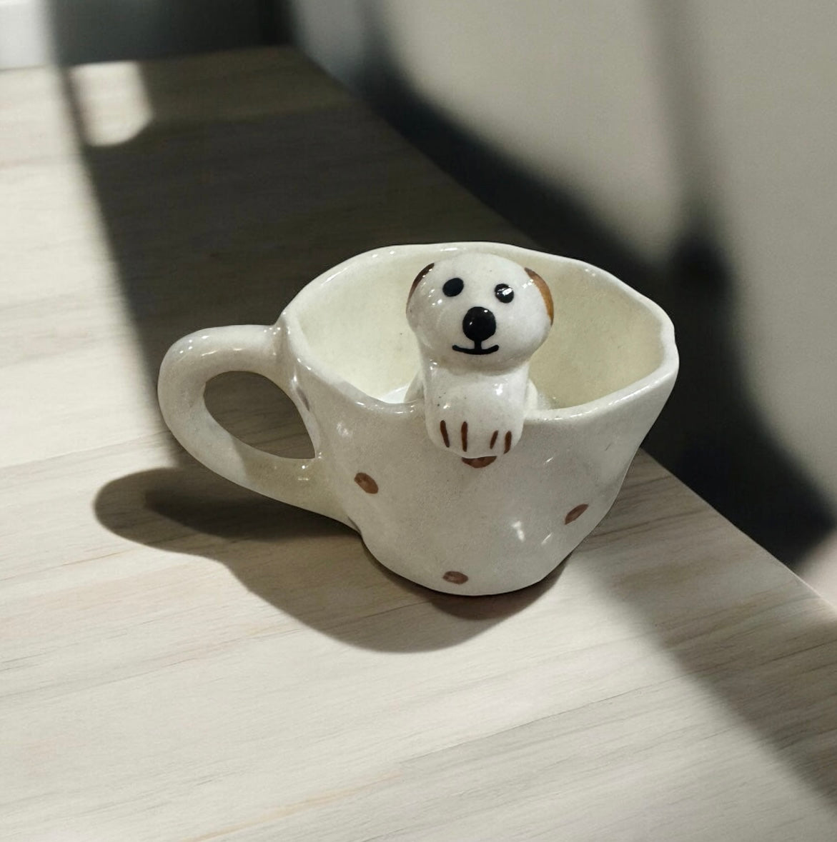 Pinteresty Cute Dog Inside Mug