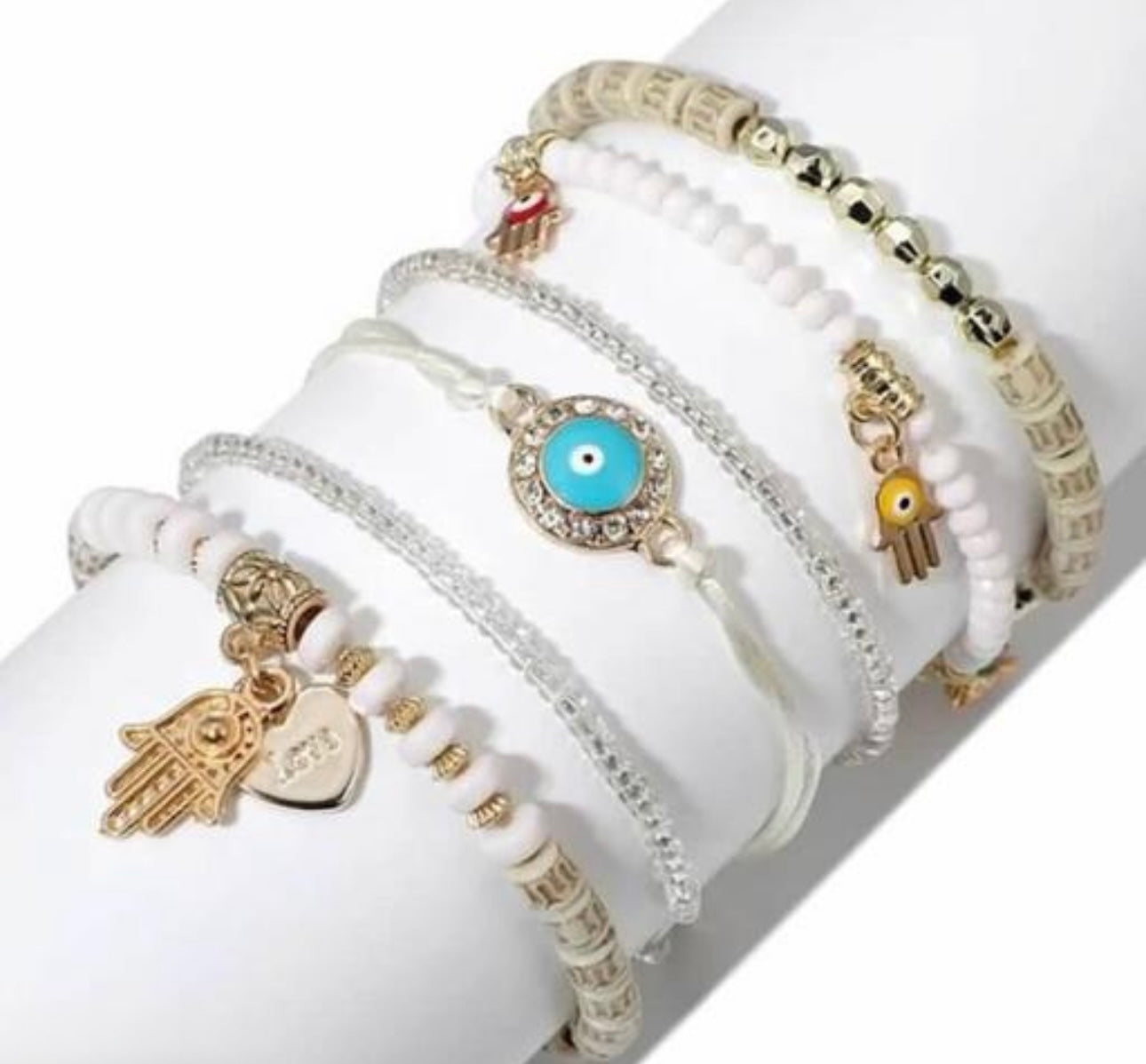Bohemian Style Evil Eye Bracelet Stack