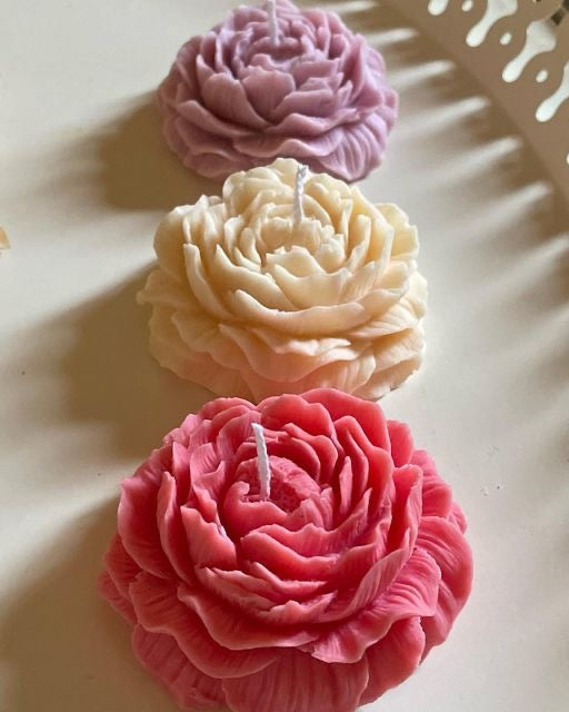 Rose Peony Candles
