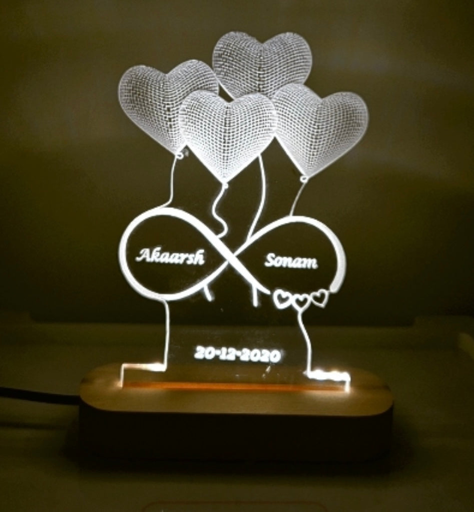 Customised 3D Acrylic Decorative Light