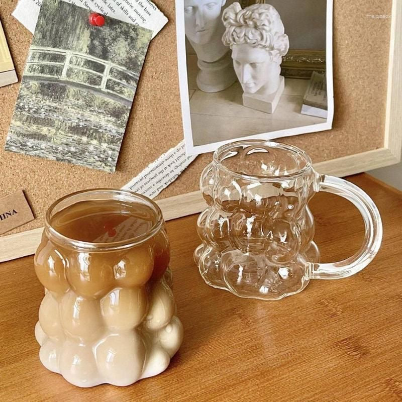 Pinteresty Bubble Glass with Glass Straw