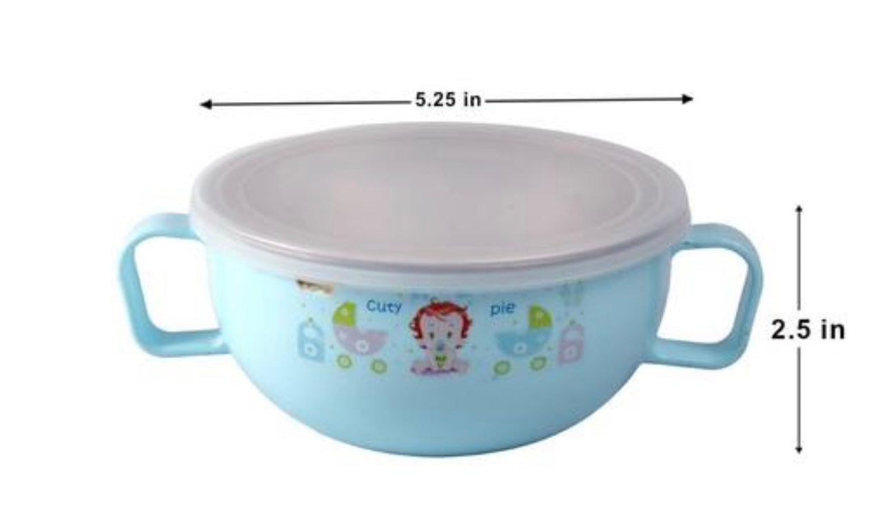 Leakproof & Airtight Baby Food Bowl with Lid (500 ML)