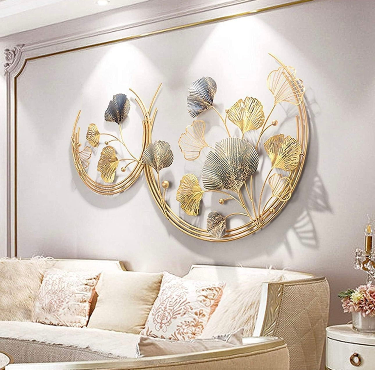 Crescent Metal Wall Art