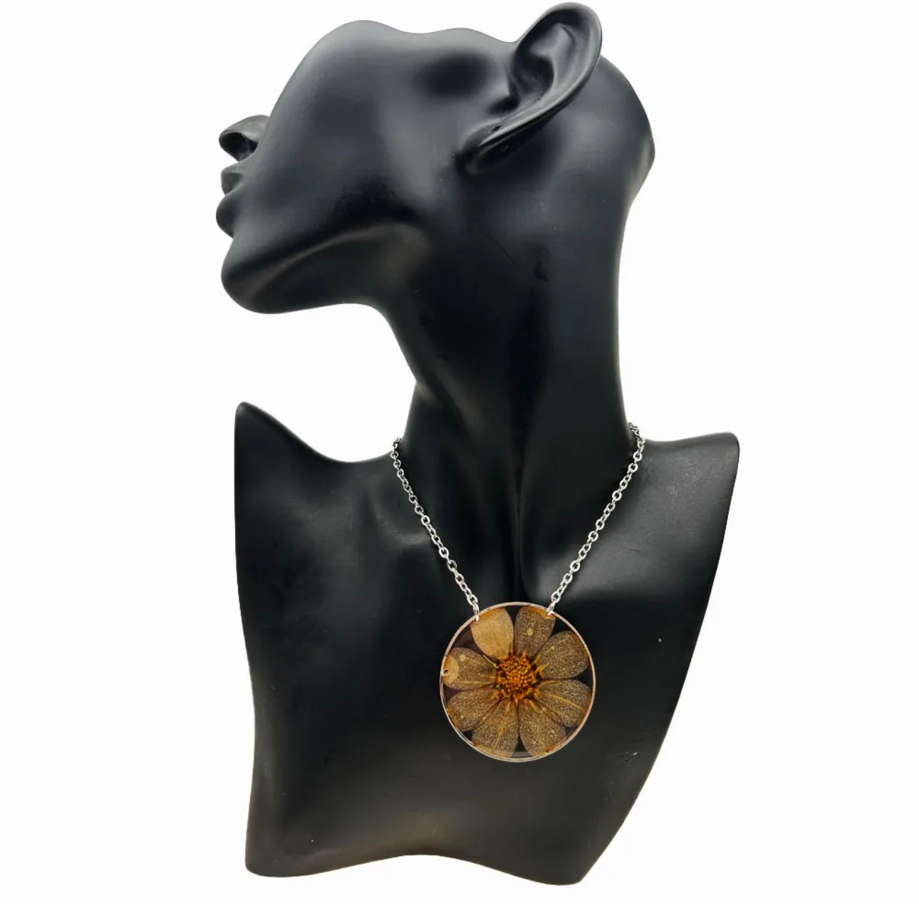 Pendants with Real Pressed Flowers