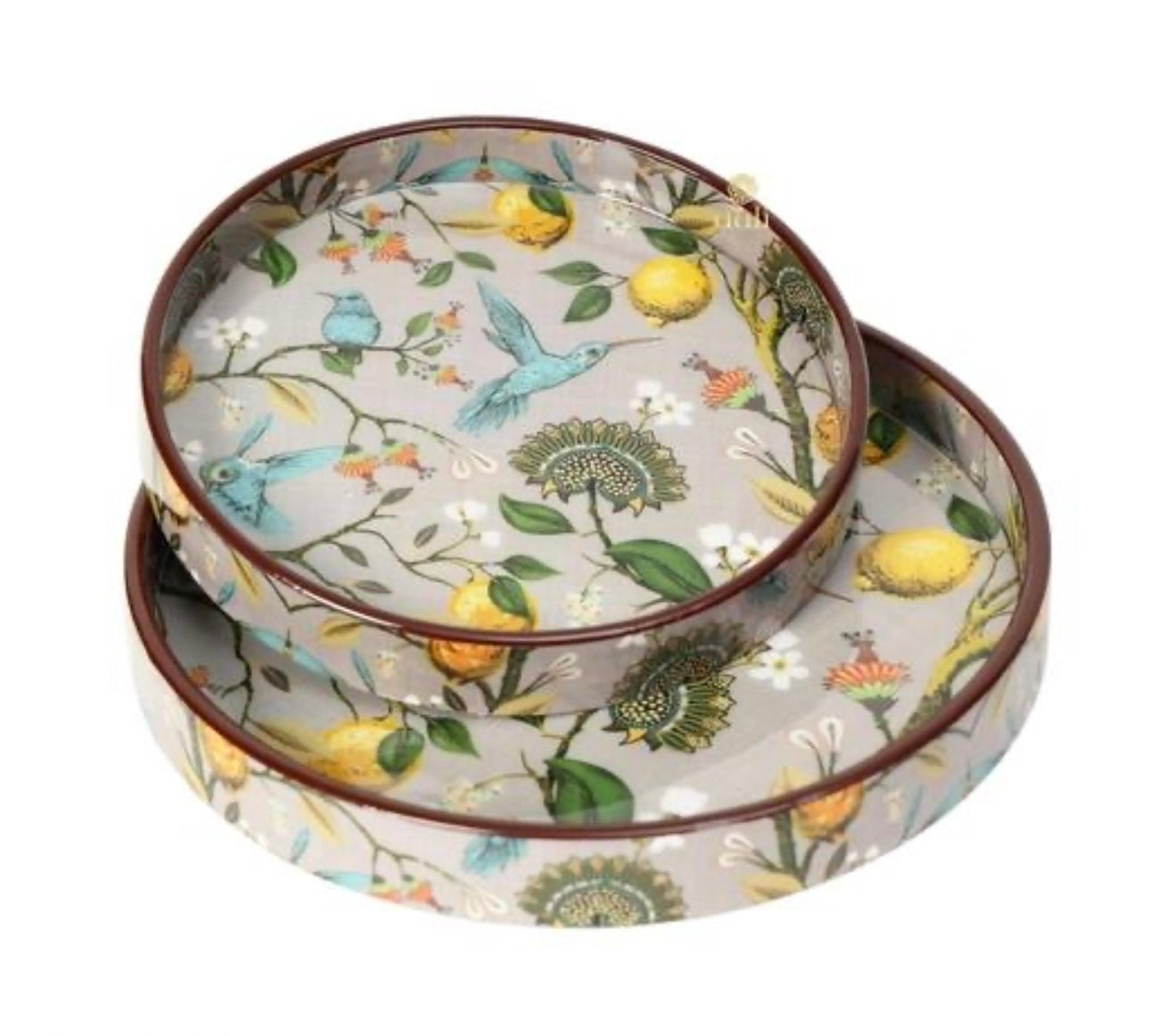 Wood Serving Tray - Set of 2