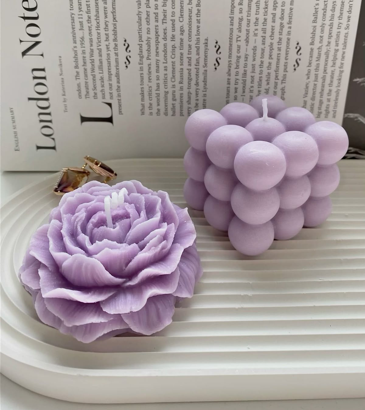 Rose Peony Candles