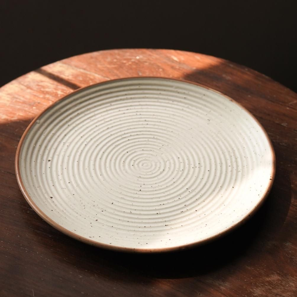 Classic Stoneware Dinner Plates Set of 2