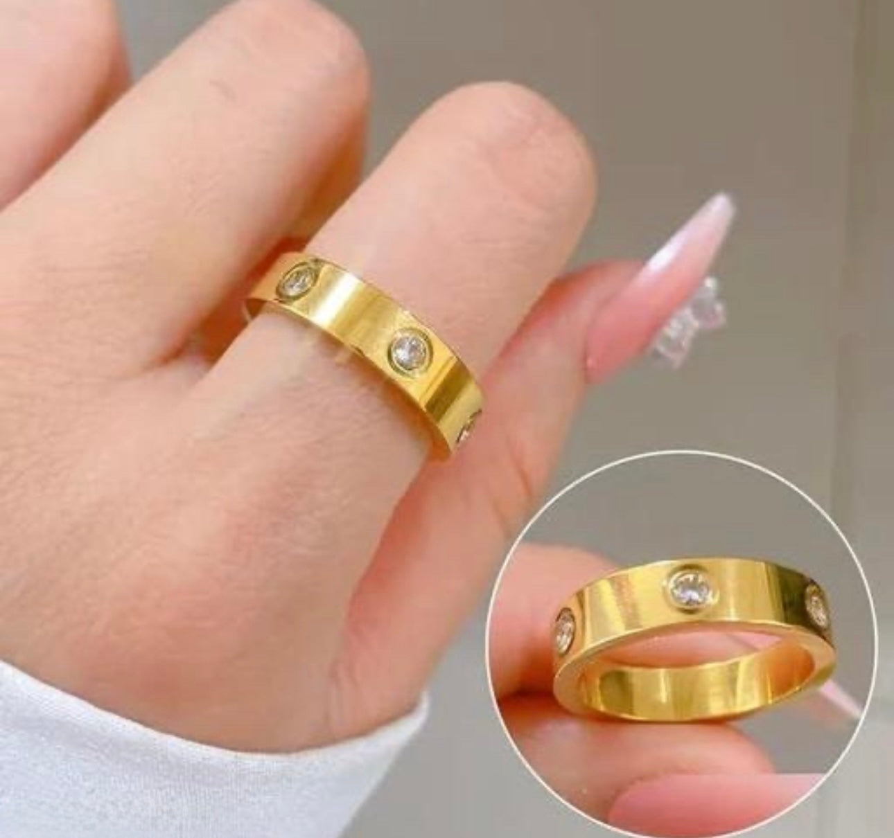 Exclusive Cartier Love Ring Imitation