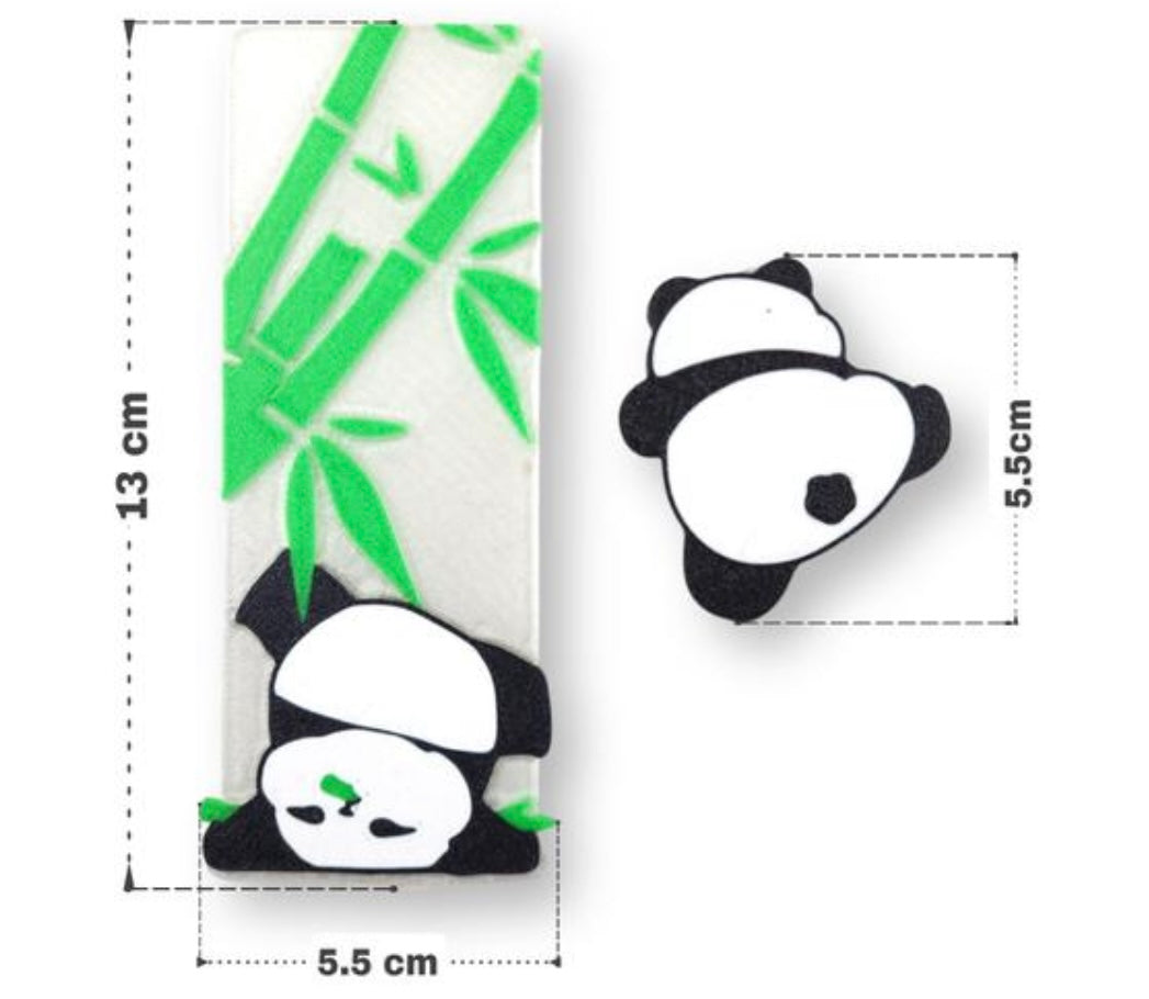 Cute 3D Panda Climbing & Falling Bookmark Set
