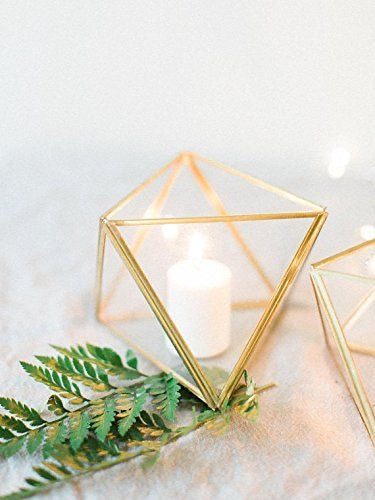 Elegant Mini Gold Terrarium