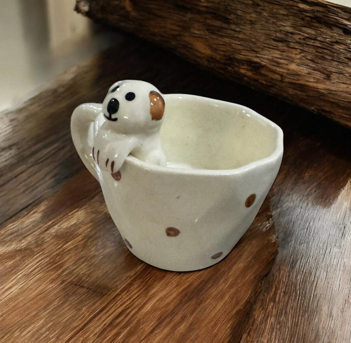 Pinteresty Cute Dog Inside Mug