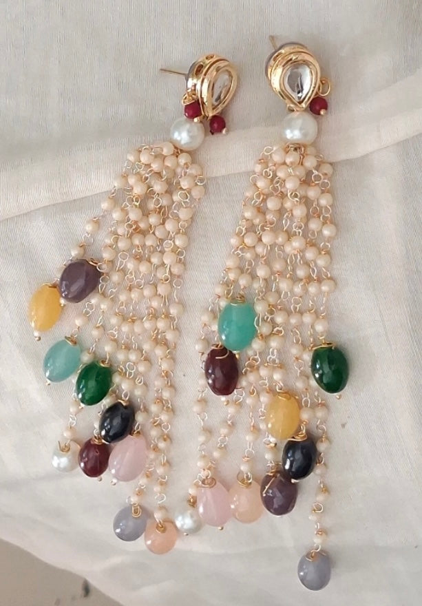 Long Drop Statement Earrings