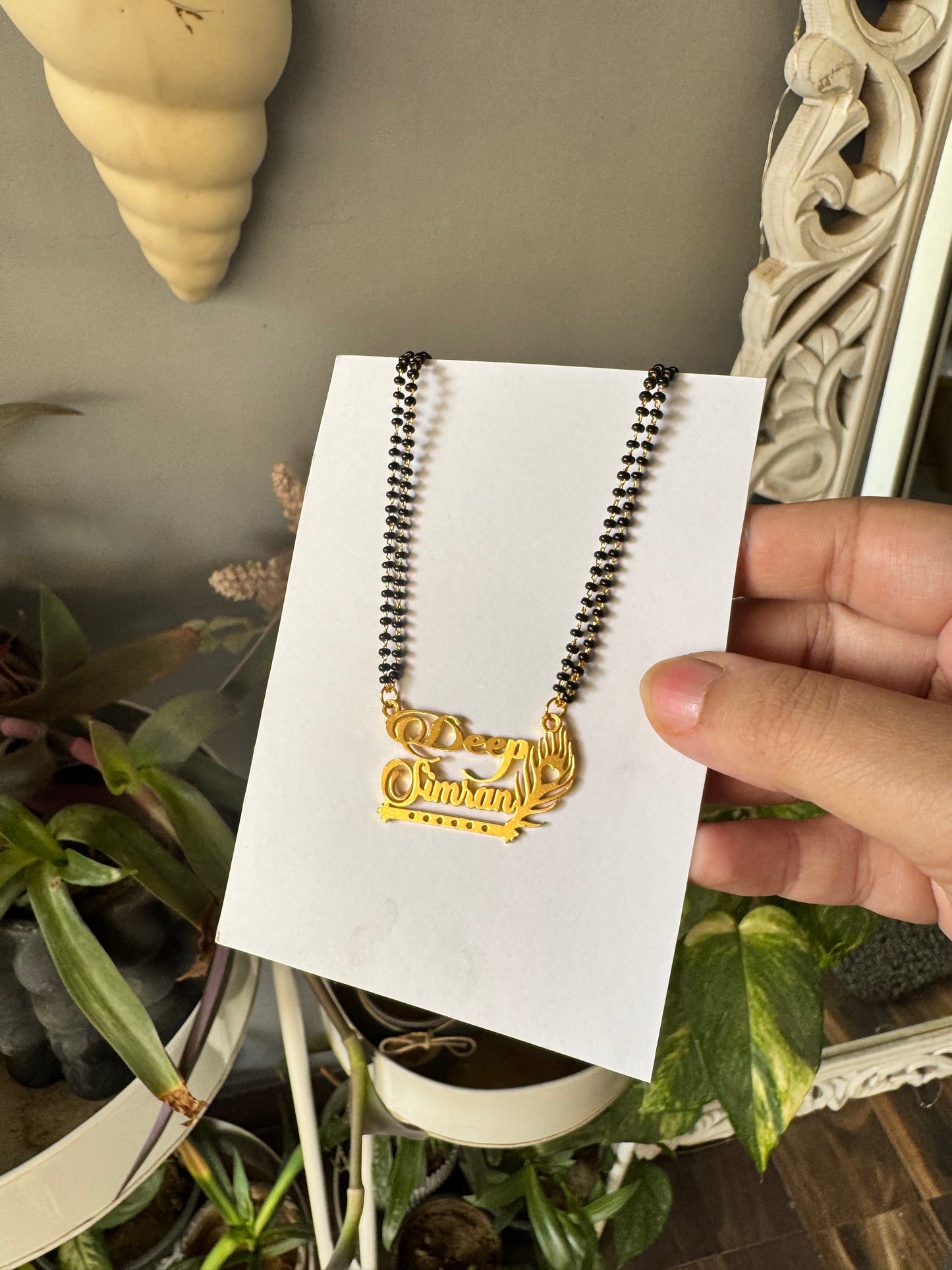 Couple Name / Double Name Personalised Mangalsutra
