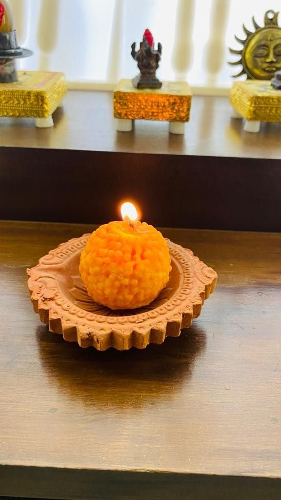 Motichoor Laddoo Candles