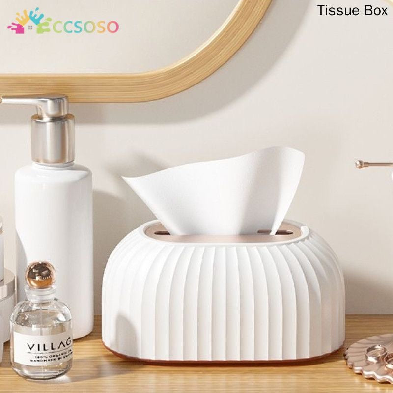 Luxury Striped Tissue Holder