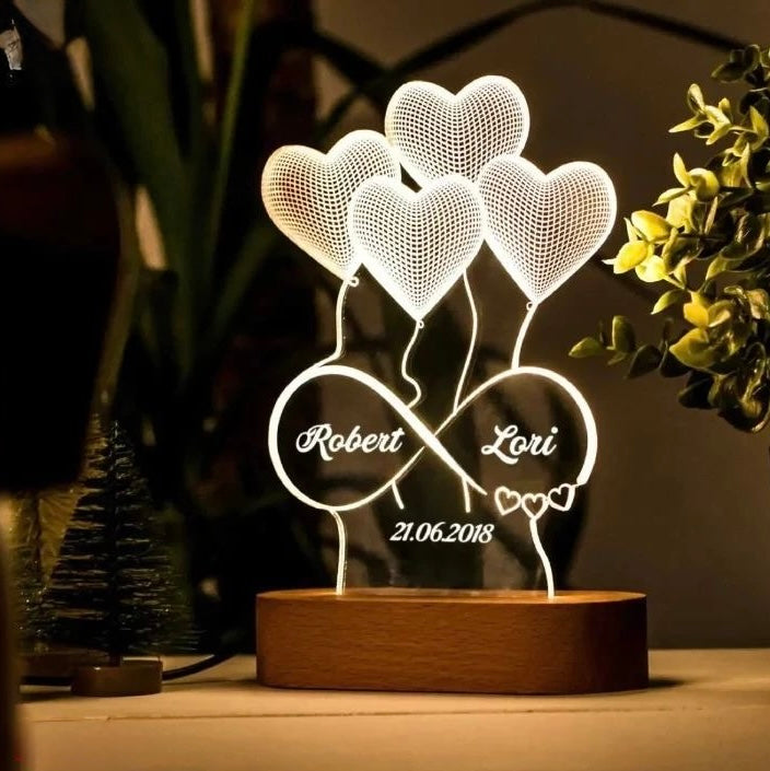 Customised 3D Acrylic Decorative Light