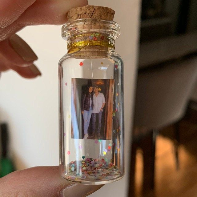 Personalised Mini Bottles with Photo & Message