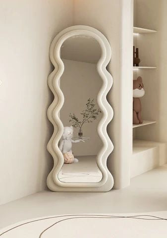 Pinterest Aesthetic Wavy Wall Mirror (Double-framed)