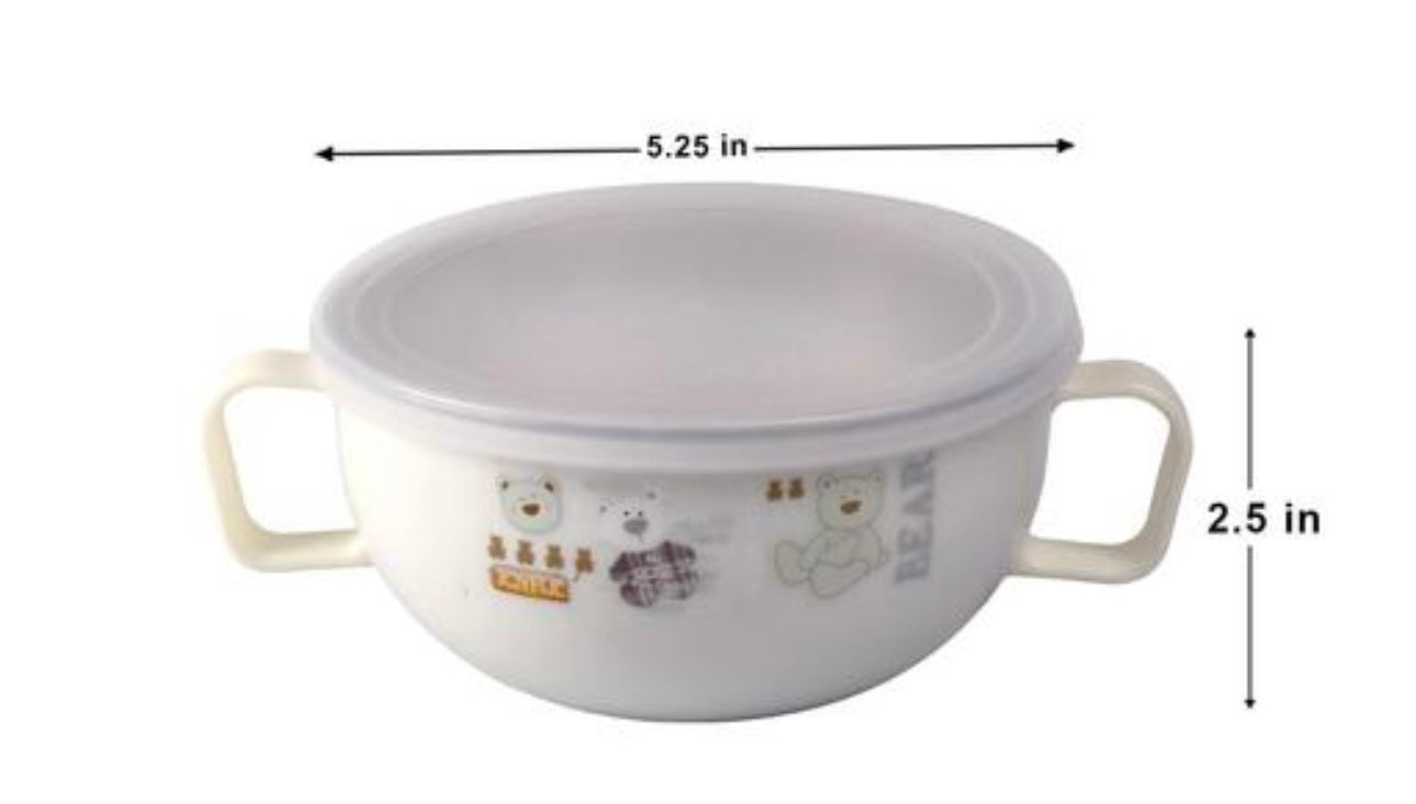 Leakproof & Airtight Baby Food Bowl with Lid (500 ML)