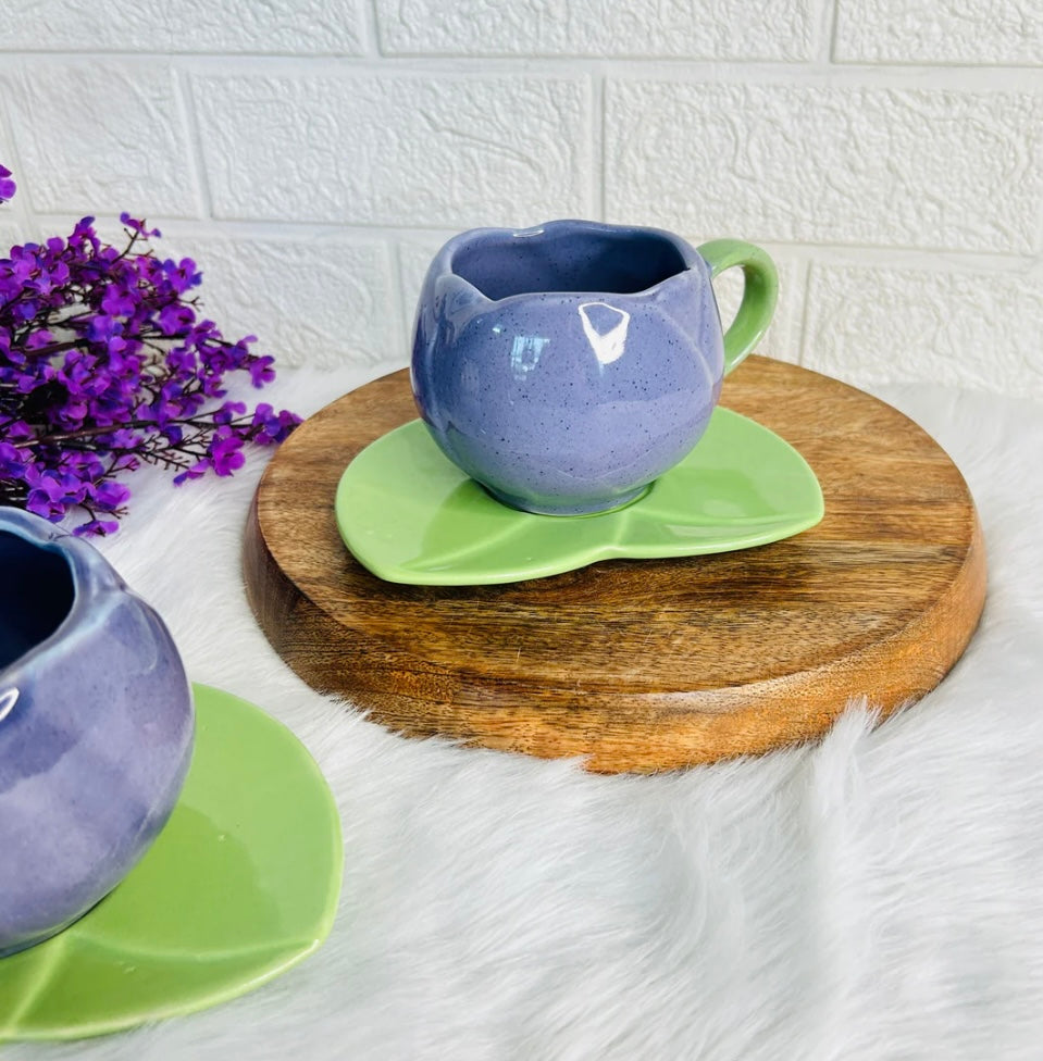 Classy Tulip Mug with Saucer