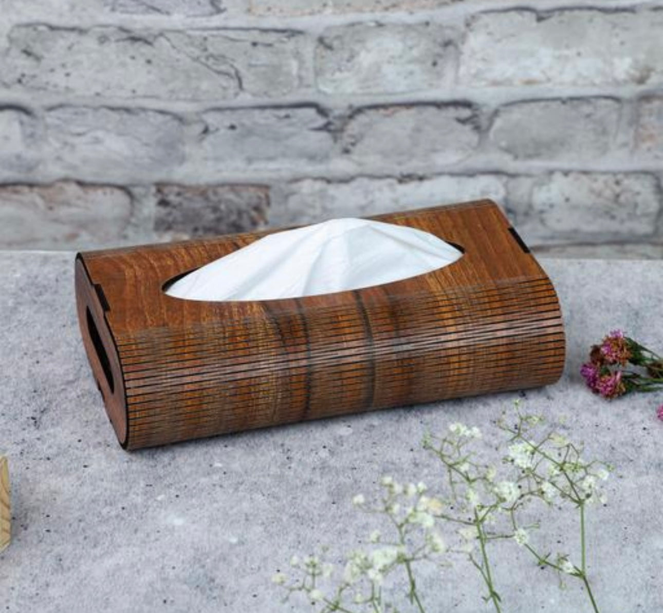 Classic Wooden Nordic Tissue/Napkin Holder