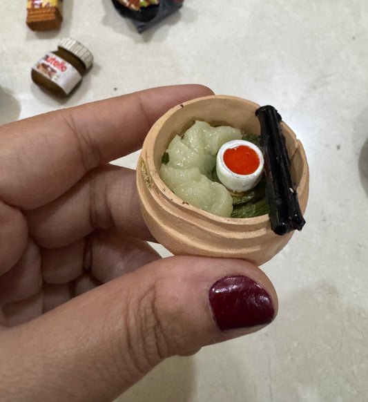 Momos/Dimsums Miniature Fridge Magnet