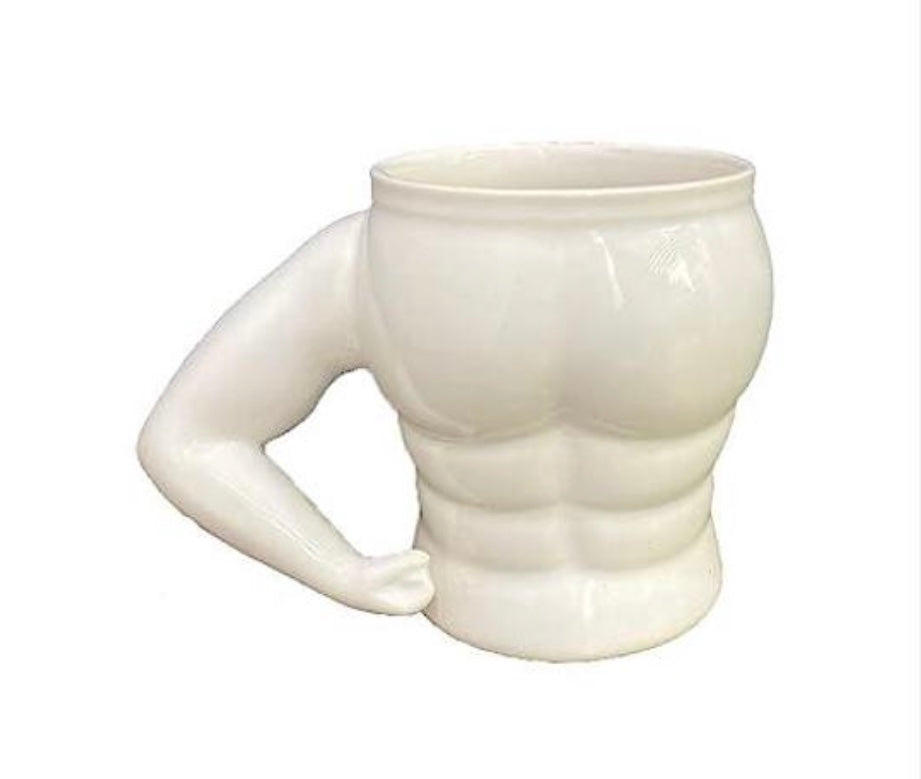 Unique Bodybuilder Muscle Mug for Fitness Lovers