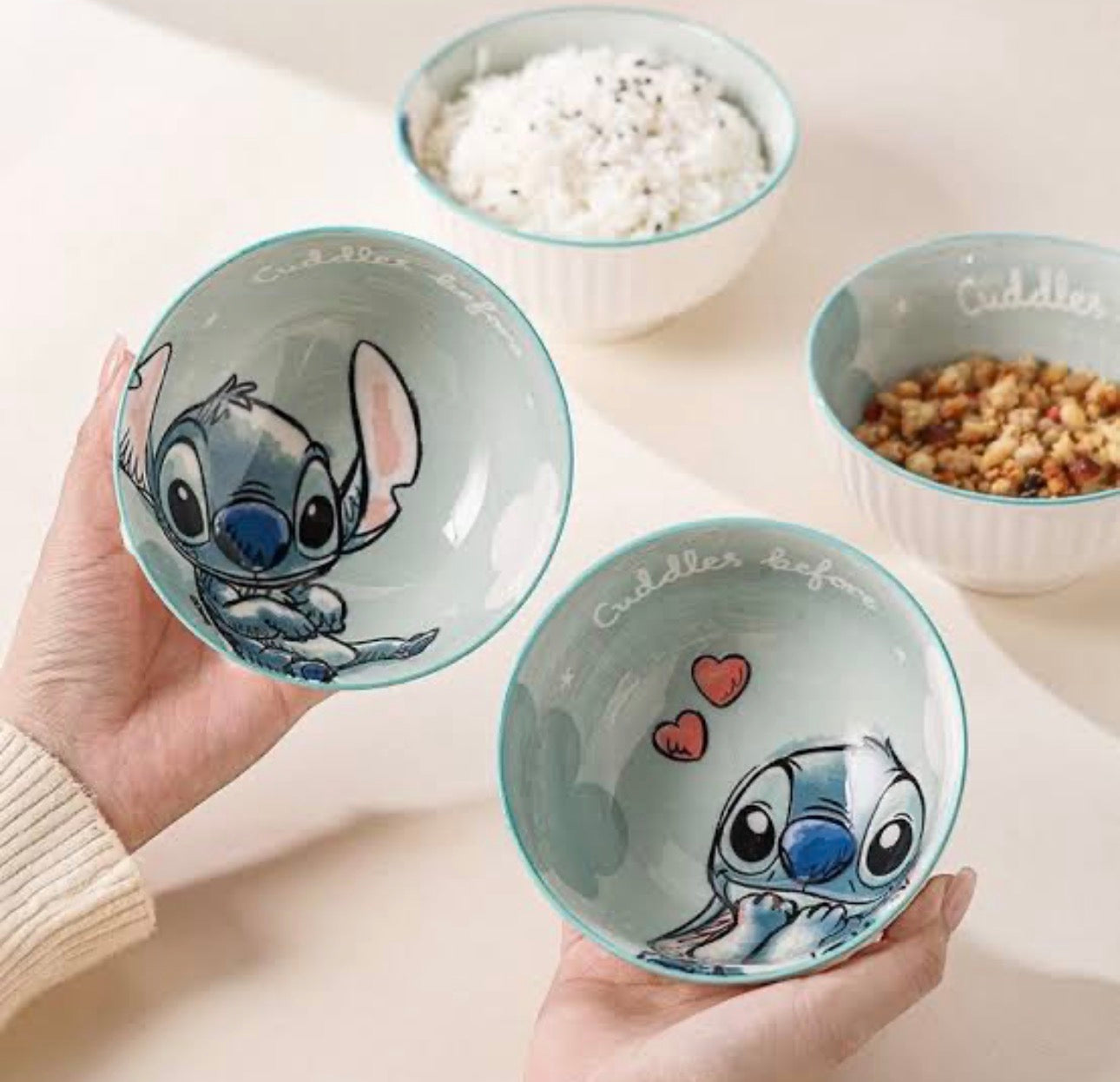 Exclusive Ceramic Stitch Bowl Set of 4 | Bowl Gift Set
