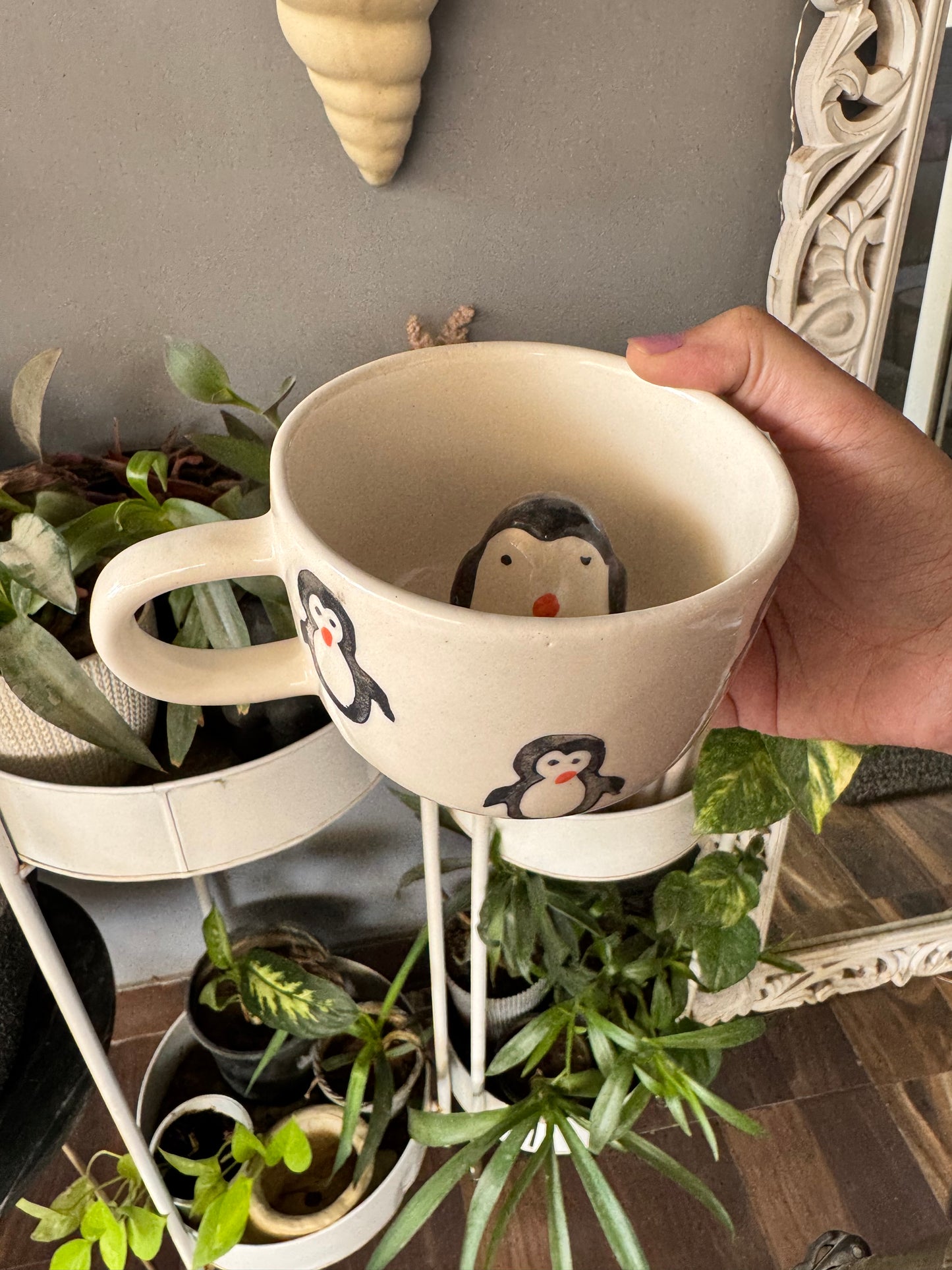 Exclusive Pinteresty Penguin Inside Mug