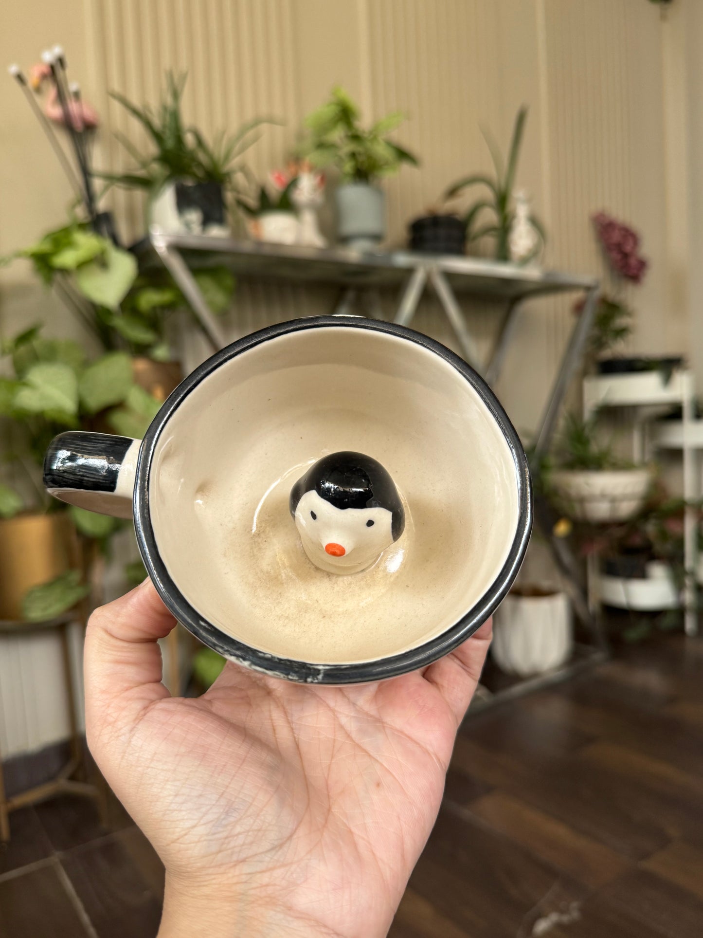 Exclusive Pinteresty Penguin Inside Mug