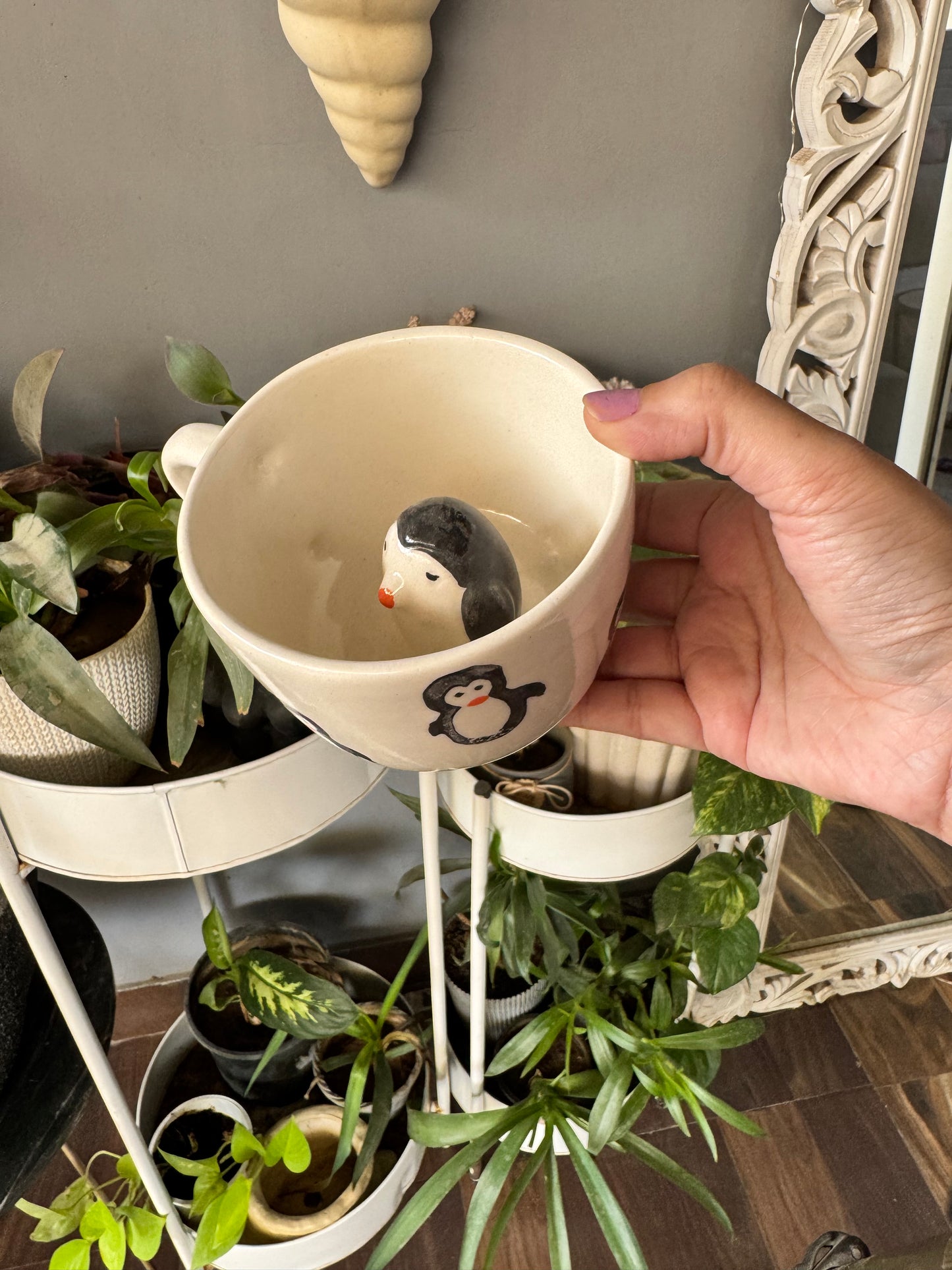 Exclusive Pinteresty Penguin Inside Mug