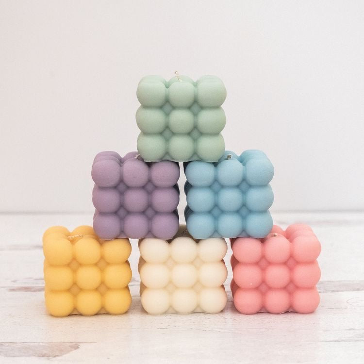 Bubble Square Candles