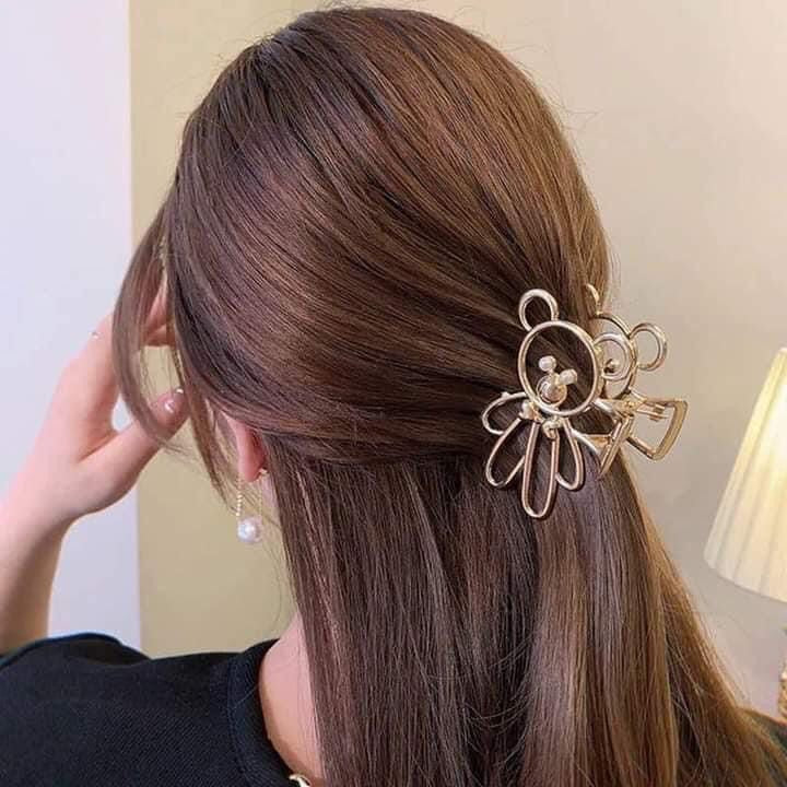 Cute Teddy Metal Hairclip / Clutcher / Claw