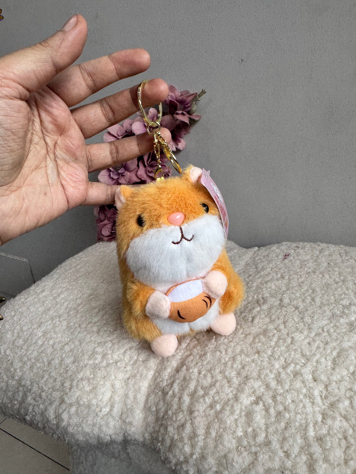 Cute Guinea Pig Plushy Keychain/Bag Charm