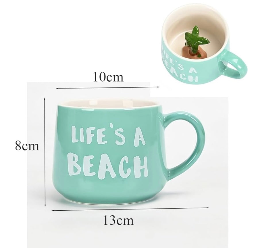 Pinterest Inspired Palm Tree Inside Mug