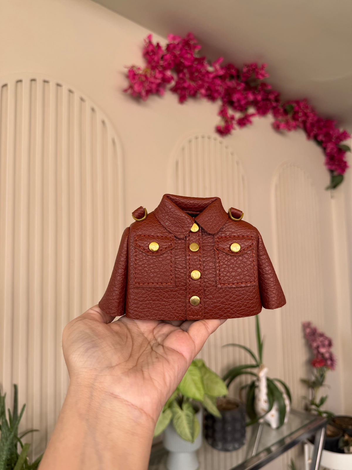 Exclusive Mini Shirt Shape Sling Bag | Jacket Shape Statement Bag