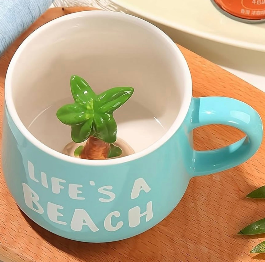 Pinterest Inspired Palm Tree Inside Mug