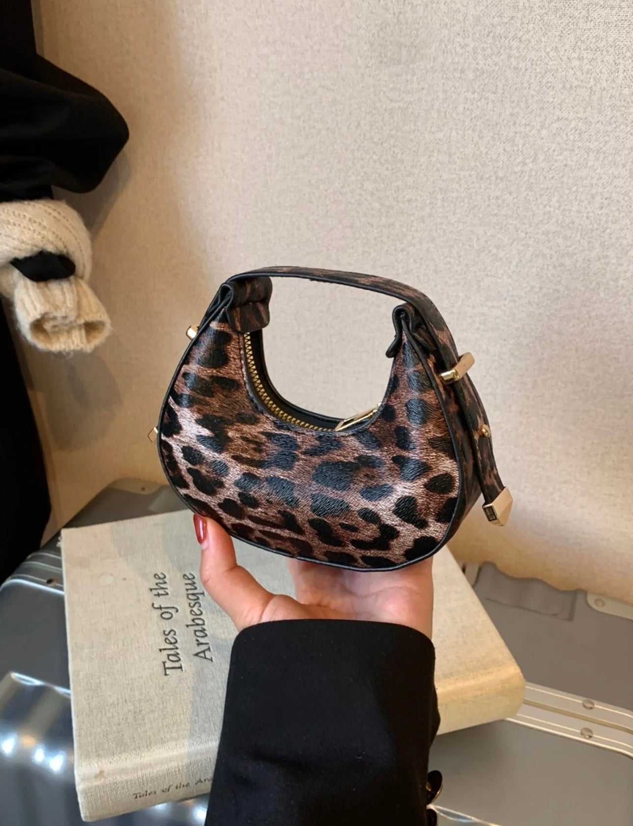 Exclusive Leopard Print Mini Handbag