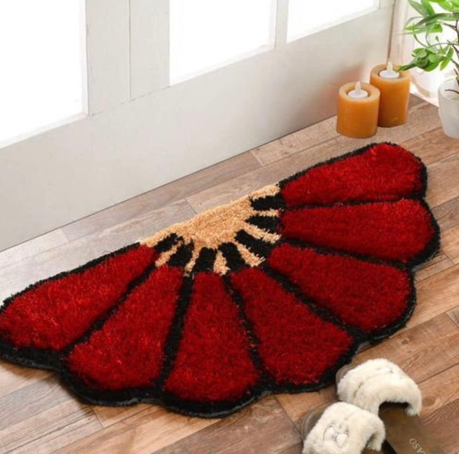 Half Sunflower Anti-Skid Fluffy Doormat