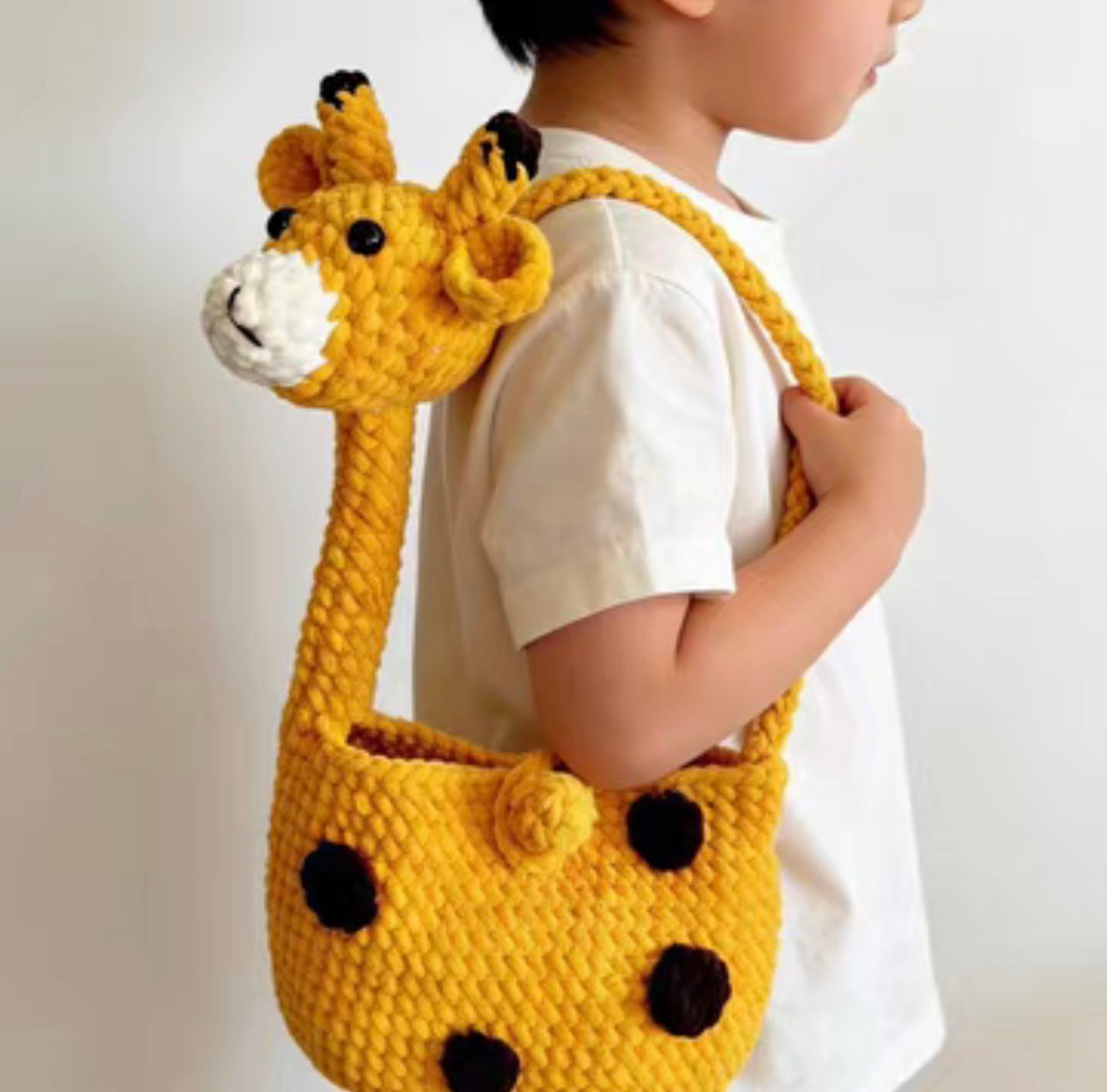 Adorable Giraffe Crochet Bag