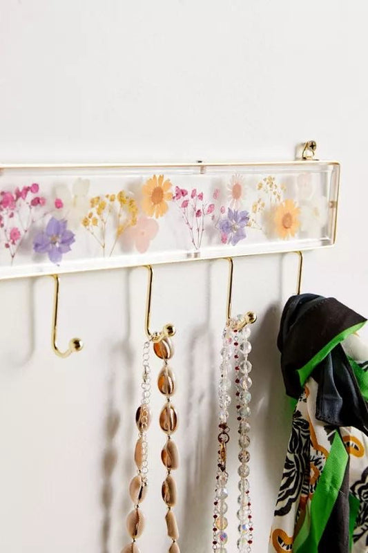 Multipurpose floral wall mounted hook