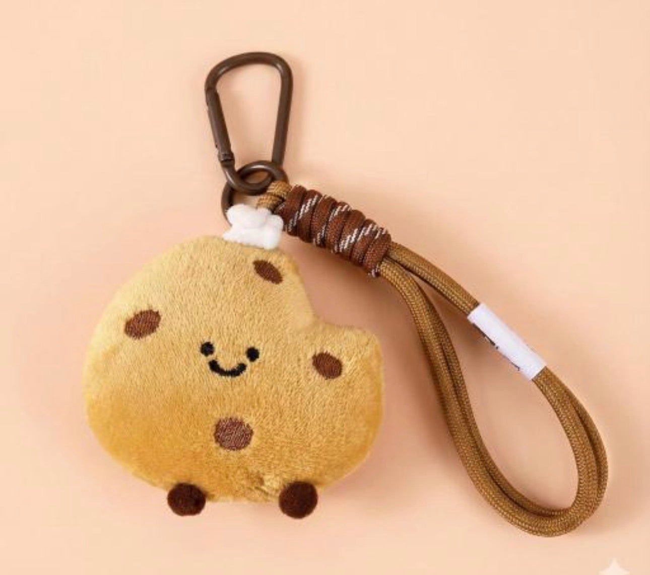 Adorable Smiling Cookie Keychain/Bag Charm
